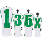 Green Summer Numbers Golf Headcover Set