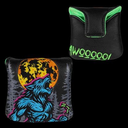 Black Werewolf Putter Golf Headcover