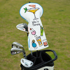 White 19 Hole Driver Golf Head Cover