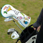 White 19 Hole Driver Golf Head Cover