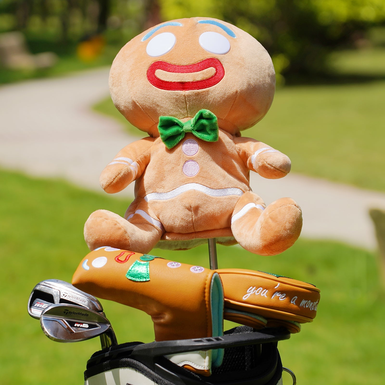 Gingerbread Man Plush Animal Golf Headcover