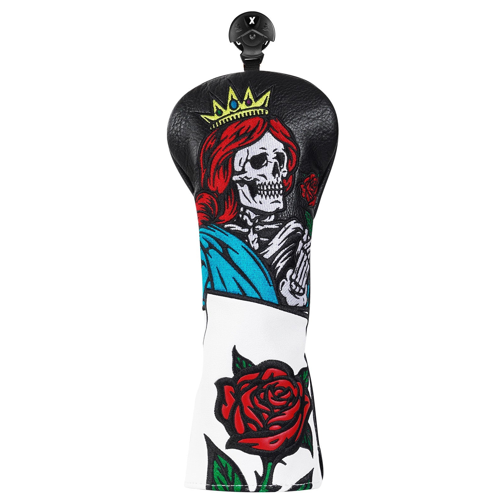 Rose Skull Driver Head Cover