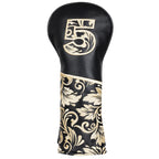Black Figure Wood Head Cover Set