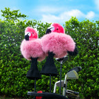 Elegant Flamingo Plush Driver Headcover