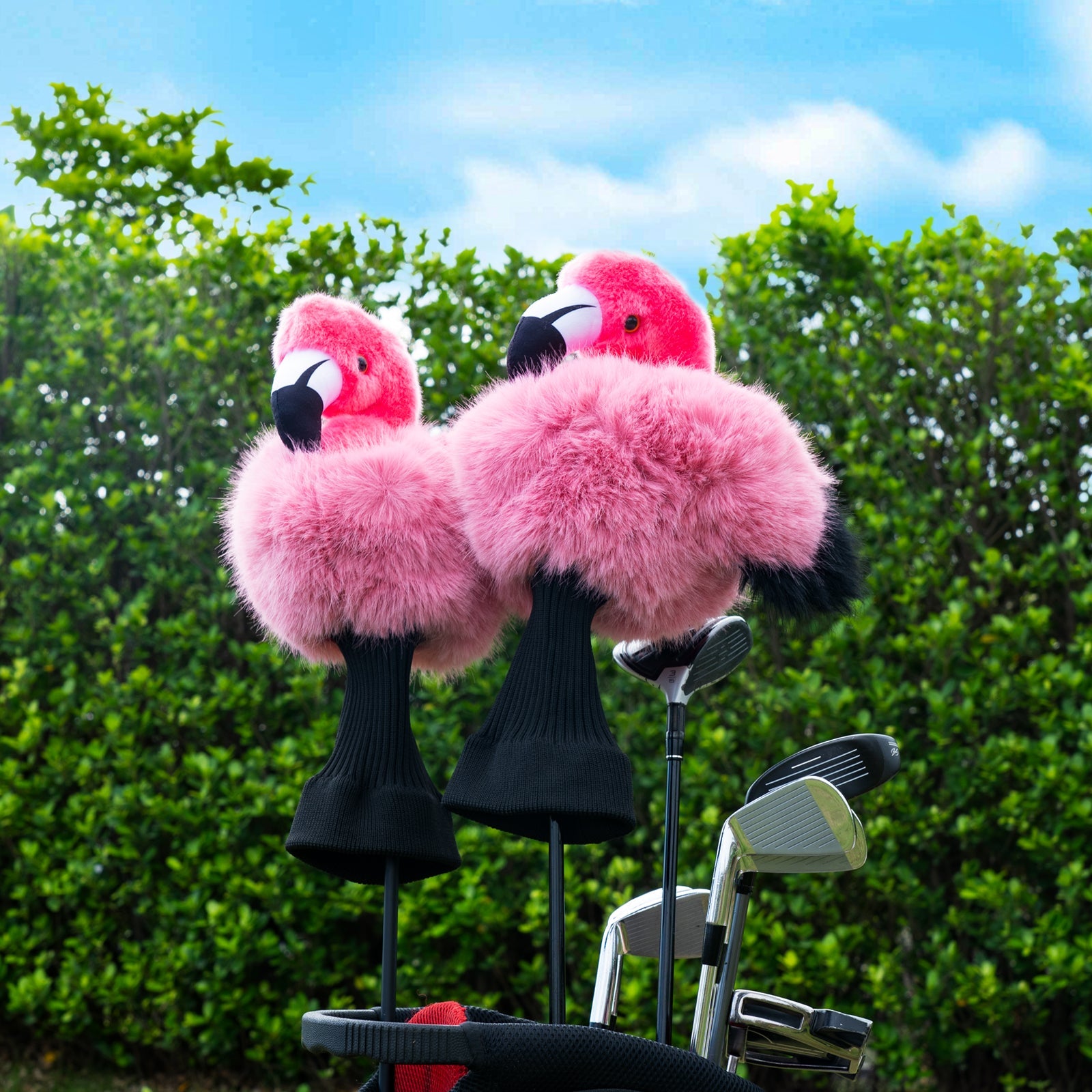 Elegant Flamingo Plush Driver Headcover