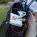 White PU Colorful Spider Square Putter Head Cover