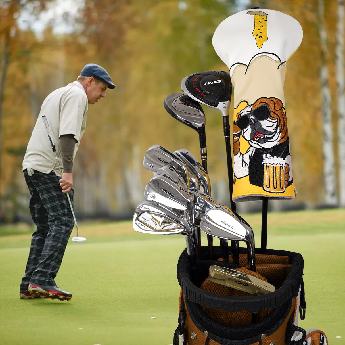 Beer Dog Driver Head Cover