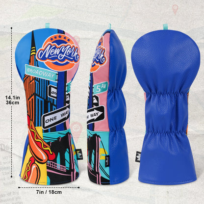 New York Landmark Driver Golf Headcover