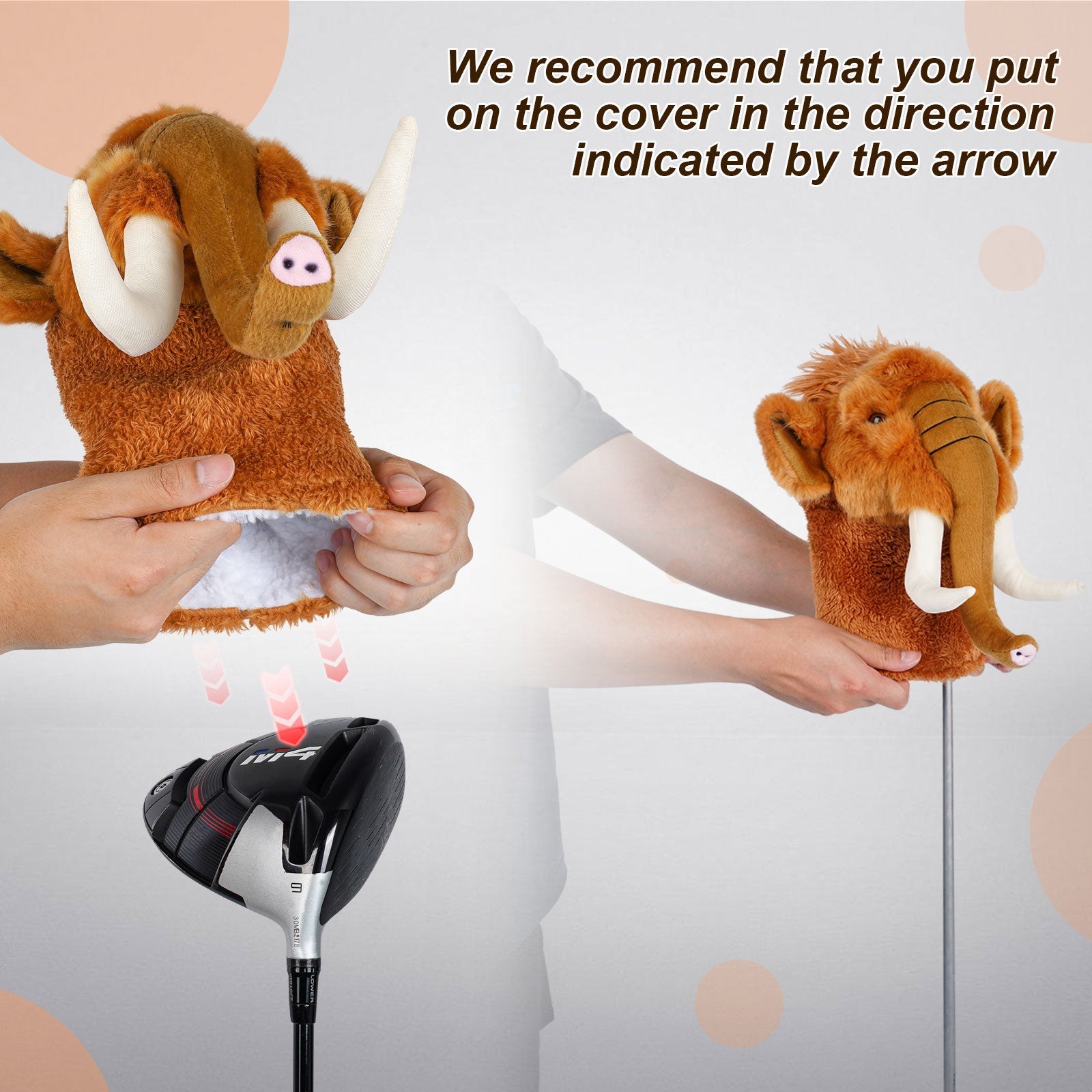 Mammoth Driver Animal Head Cover
