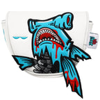 White PU Monster Fish Head Cover Set