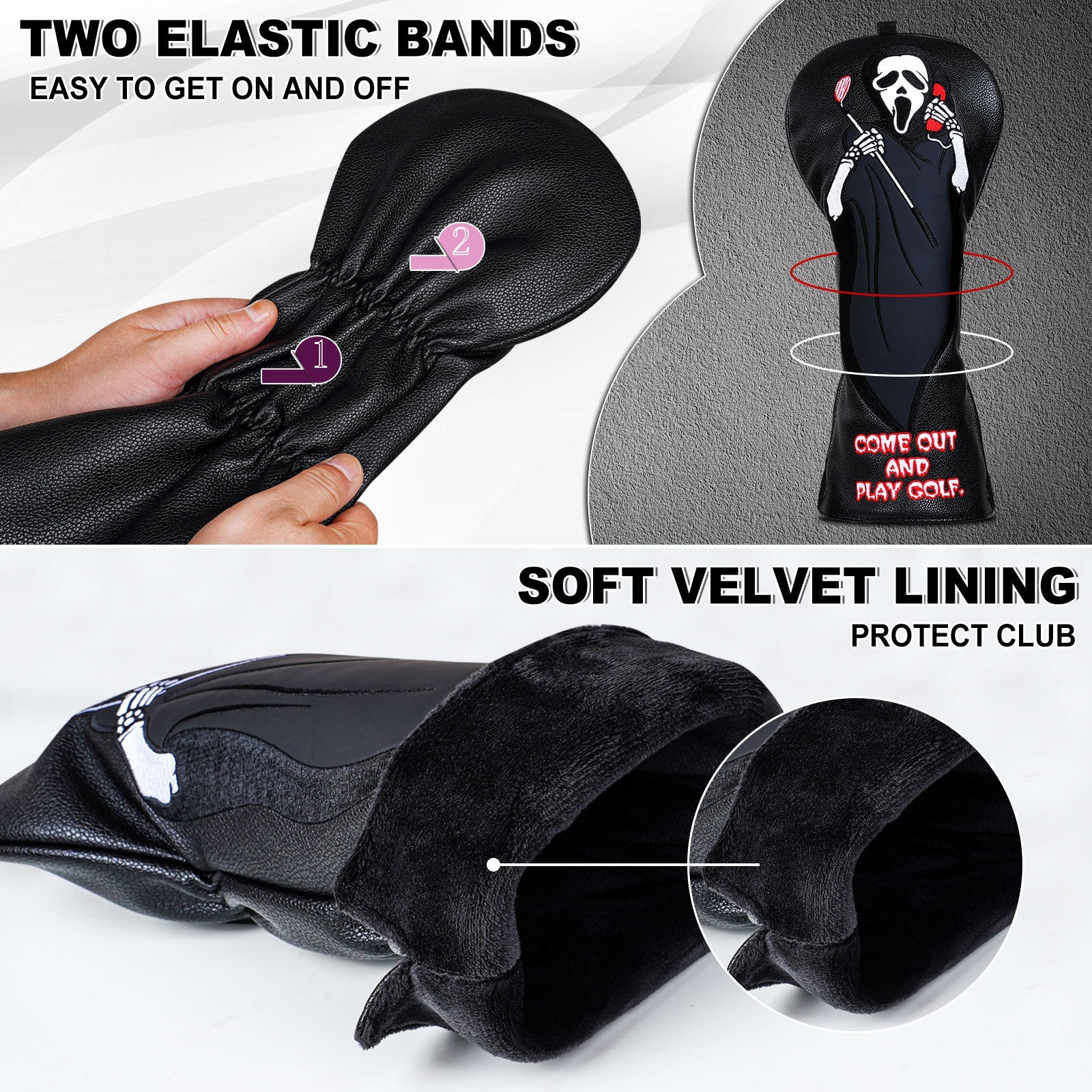 Grim Reaper Driver Head Cover