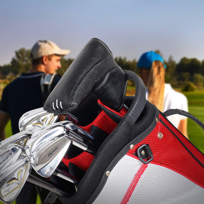 Leather Balck Magnetic Blade Putter Cover with Marker