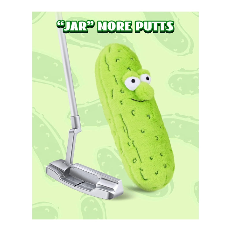 Tangy Pickle Cucumber Plush Blade Putter Cover