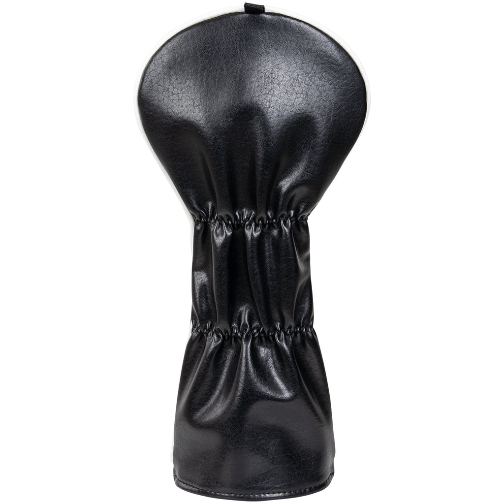 White Stitching Black Leather Spongebob Driver Headcover