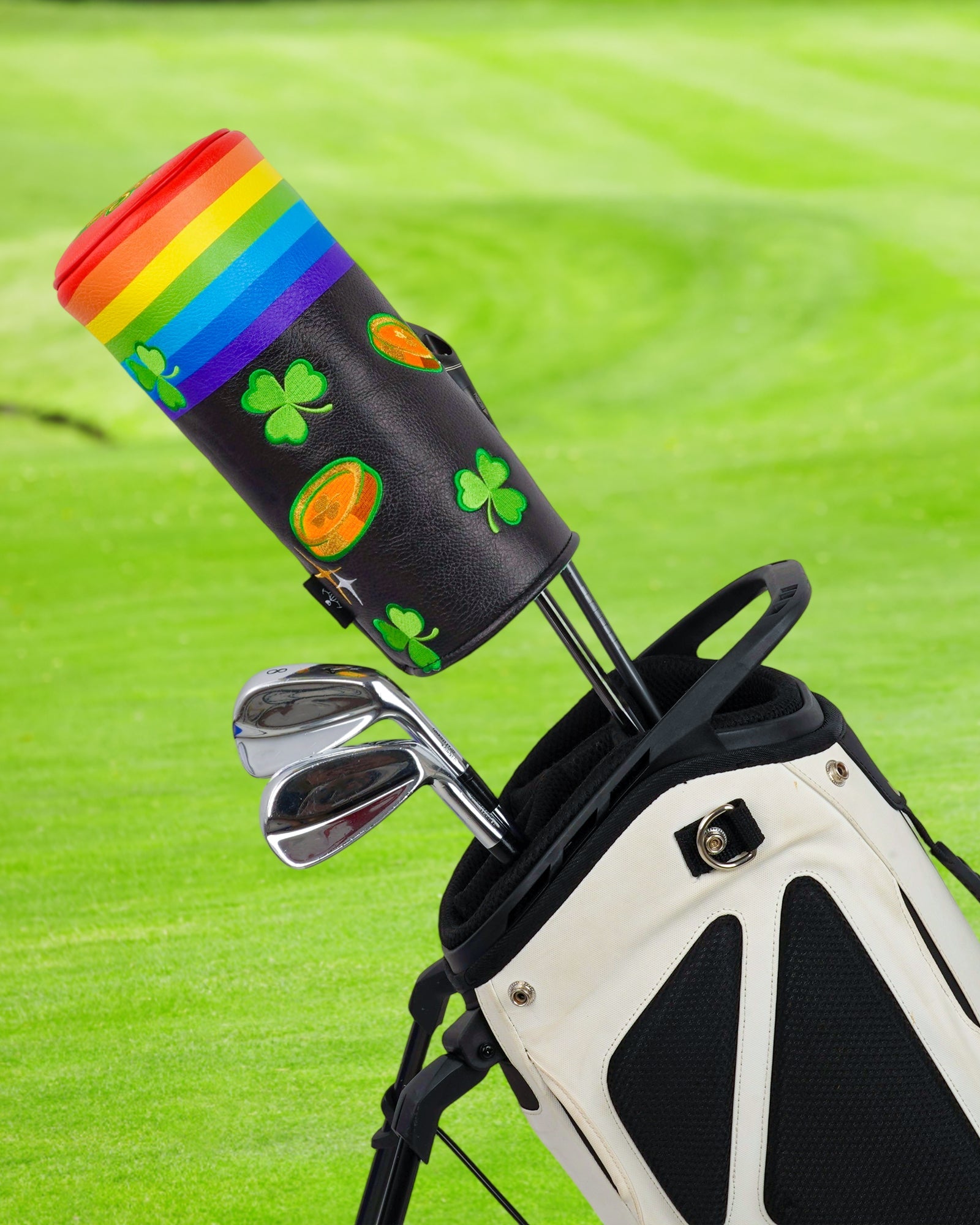 Treasure at the end of the Rainbow Barrel Golf Headcover