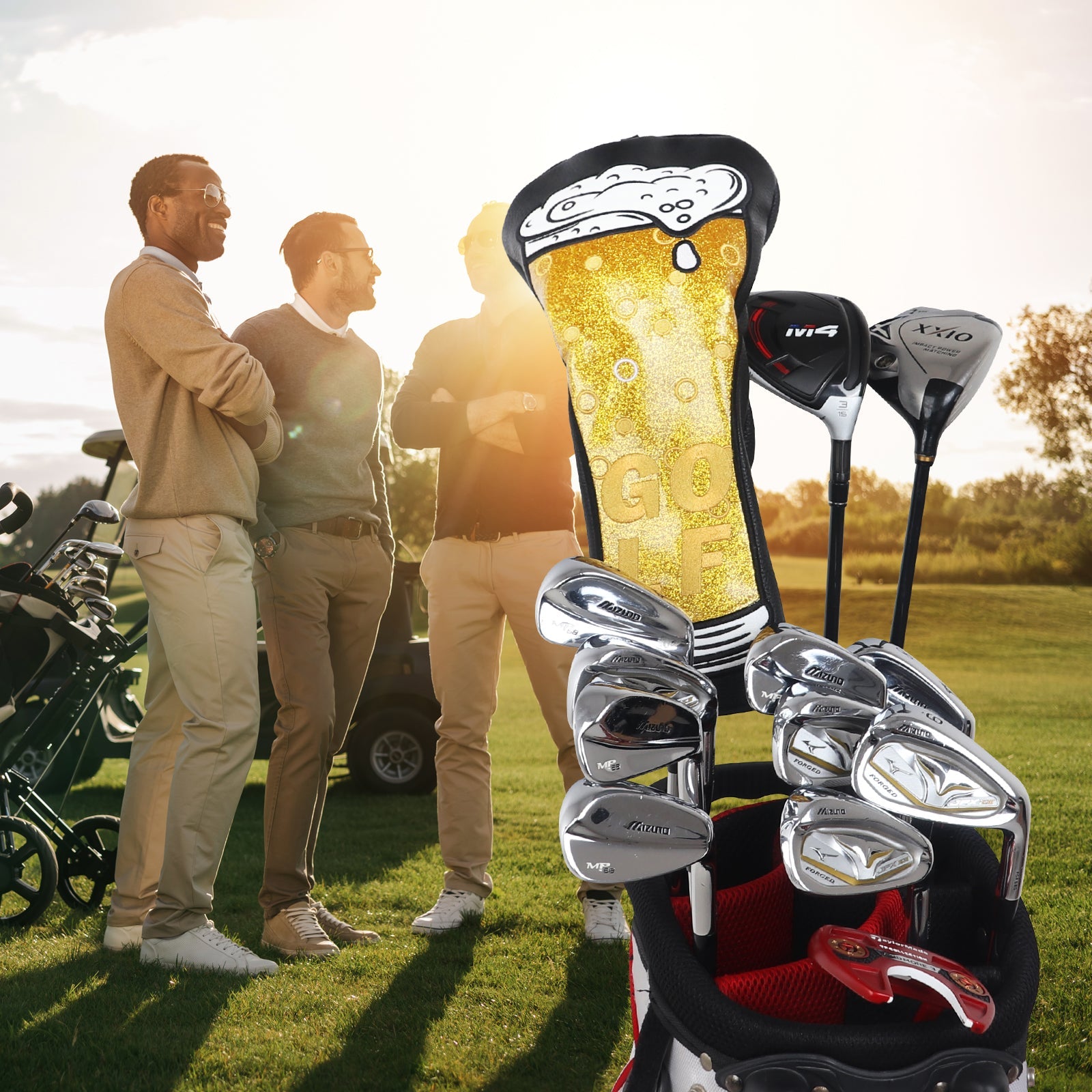 Black Beer Driver Head Cover