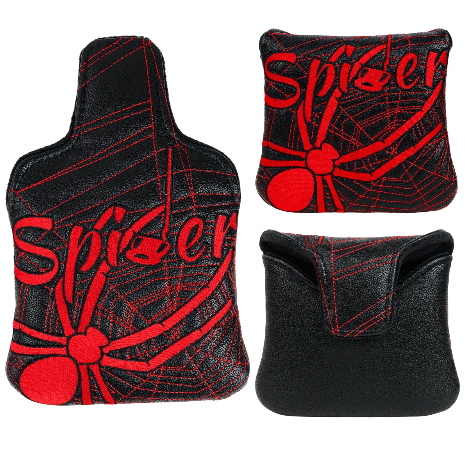 Red Spider Square Putter Golf Head Cover