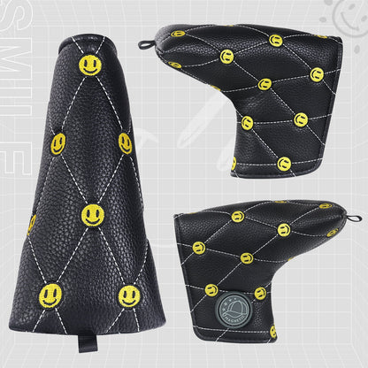 Smile Face Blade Putter Head Cover