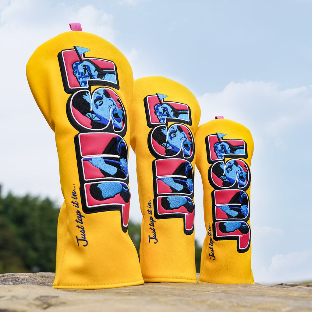 Yellow JUST Driver Driver Head Cover Set