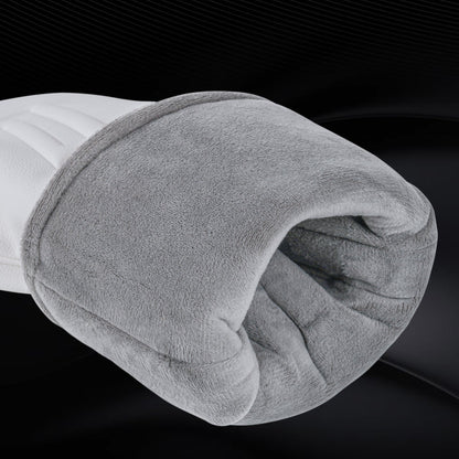 White 3D Embossed Leather Golf Head Covers