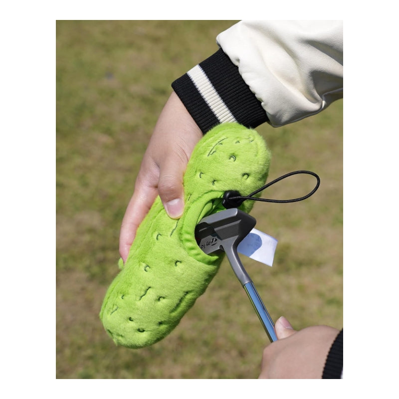 Tangy Pickle Cucumber Plush Blade Putter Cover
