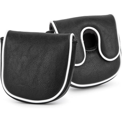 Black Magnetic Leather Putter Head Cover for LAB DF3