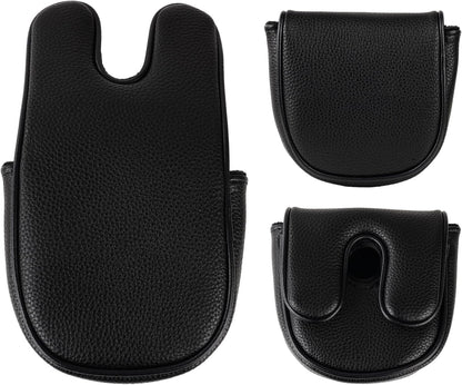 Black Magnetic Leather Putter Head Cover for LAB DF3