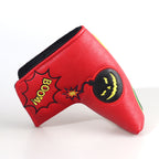 Red PU Black Bomb Blade Head Cover