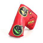 Red PU Black Bomb Blade Head Cover