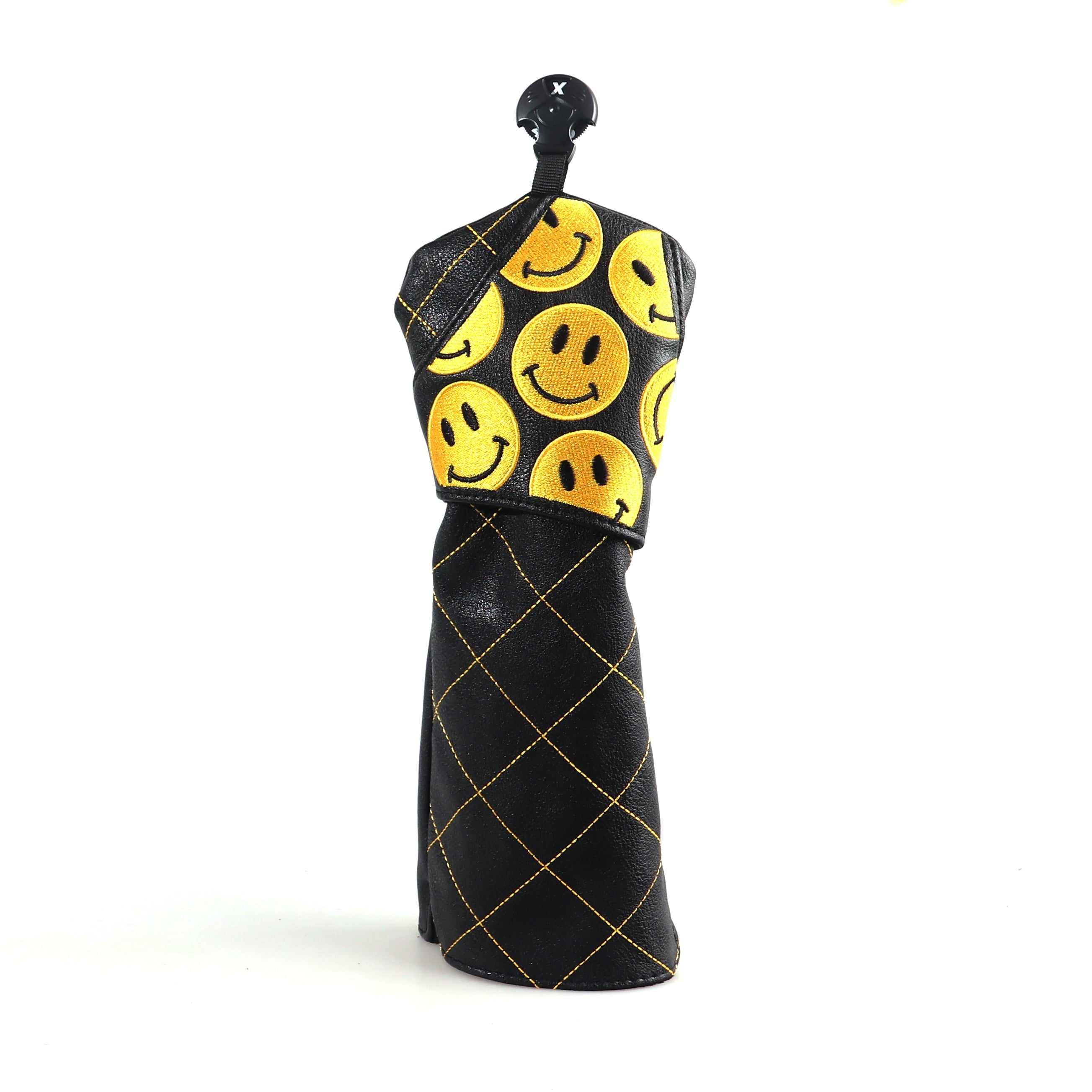 Emoji Black Golf Head Cover Set