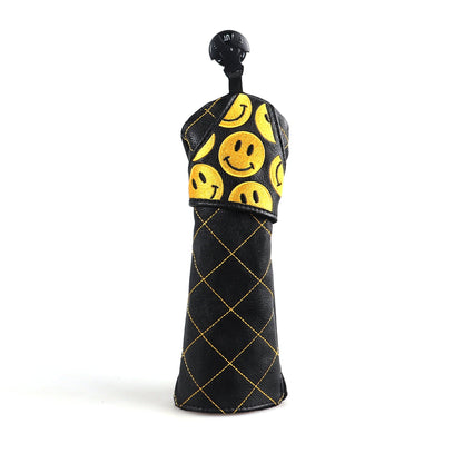 Emoji Black Golf Head Cover Set