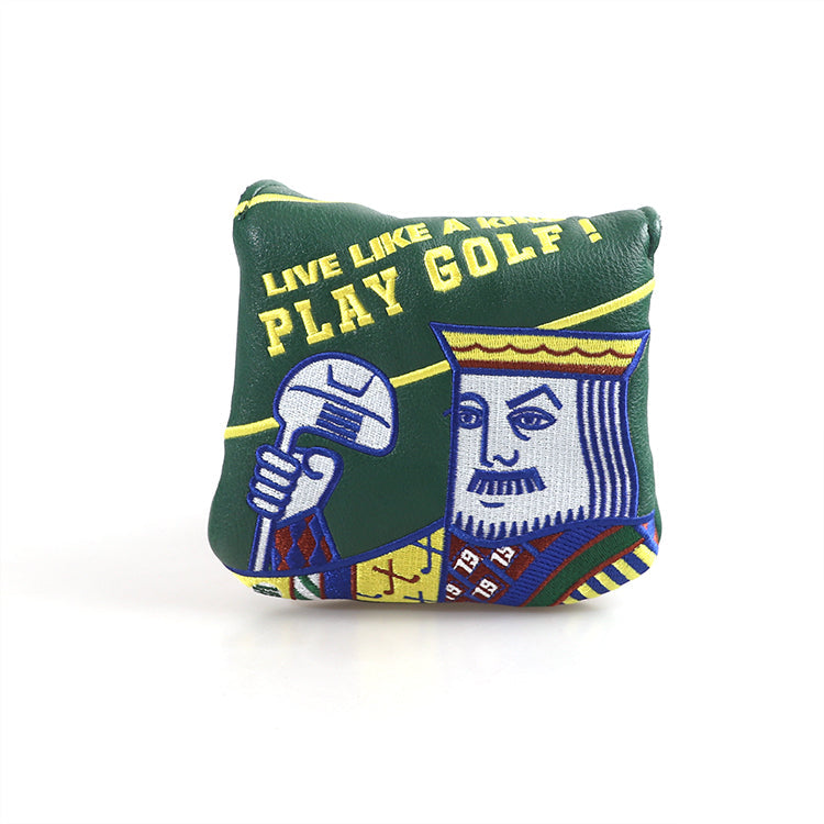 Poker Mallet Green Head Cover