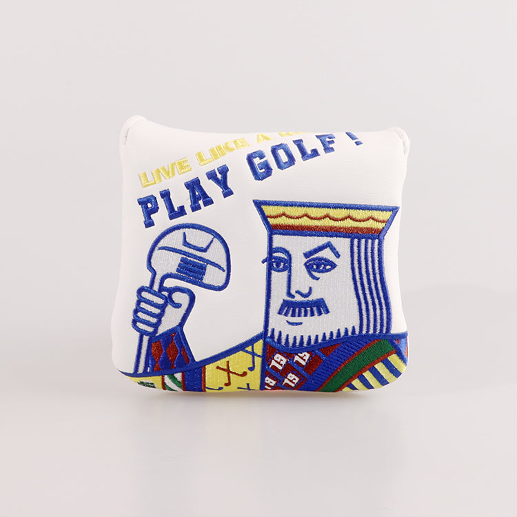Poker Mallet White Head Cover