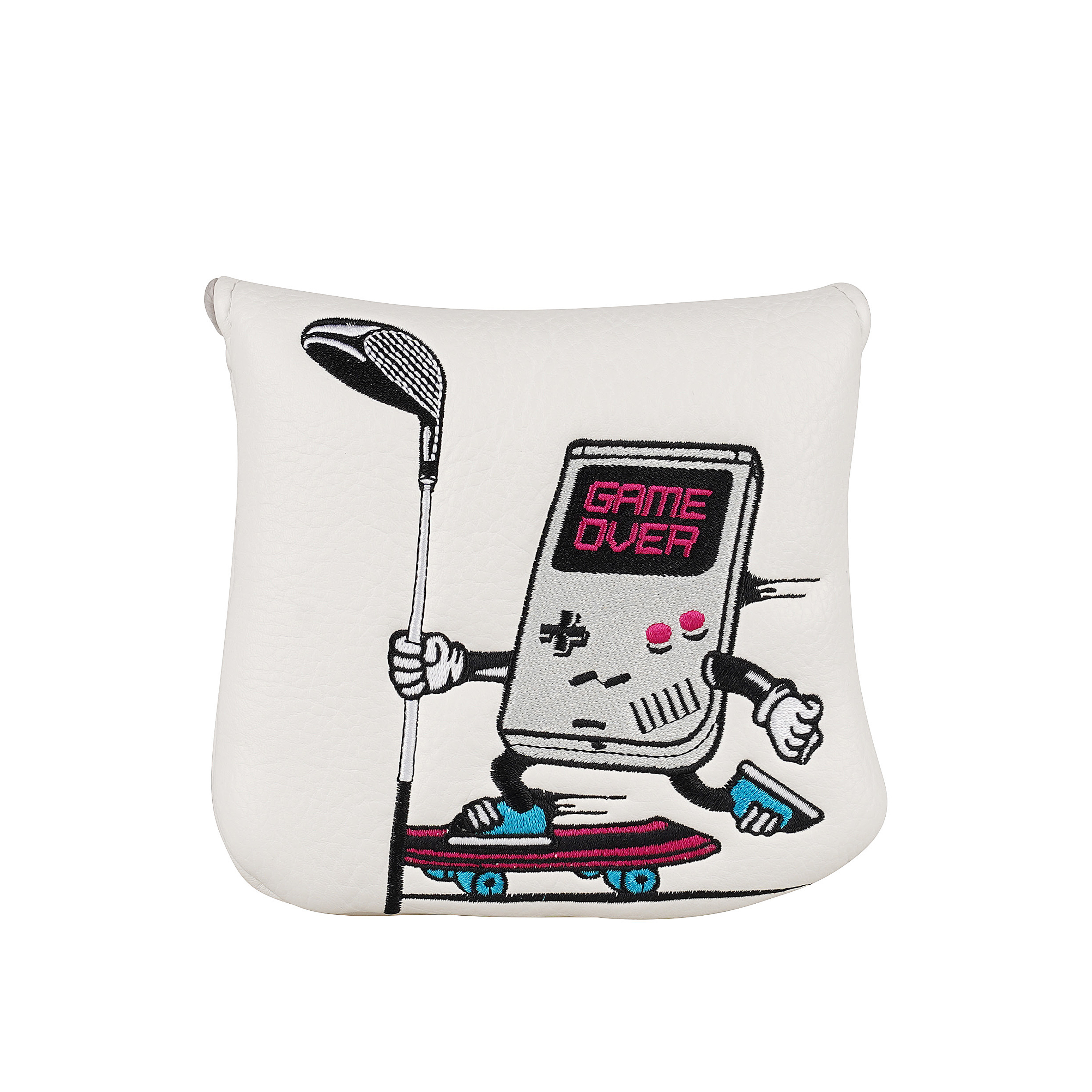 White Game Machine Skateboard Golf Putter Covers