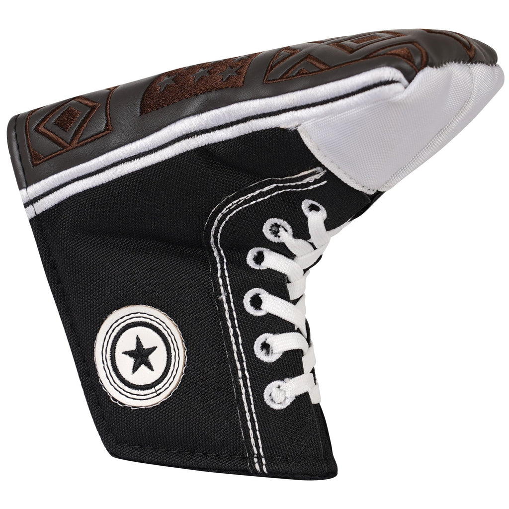 Black Oxford Cloth Shoes Blade Putter Head Cover