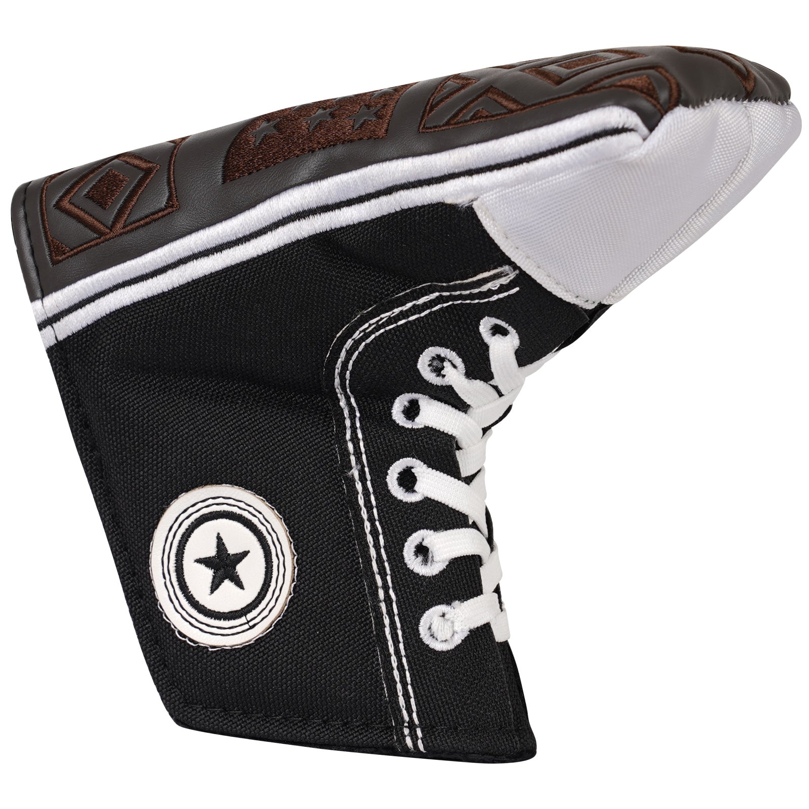 Black Oxford Cloth Shoes Blade Putter Head Cover