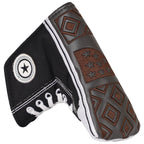 Black Oxford Cloth Shoes Blade Putter Head Cover