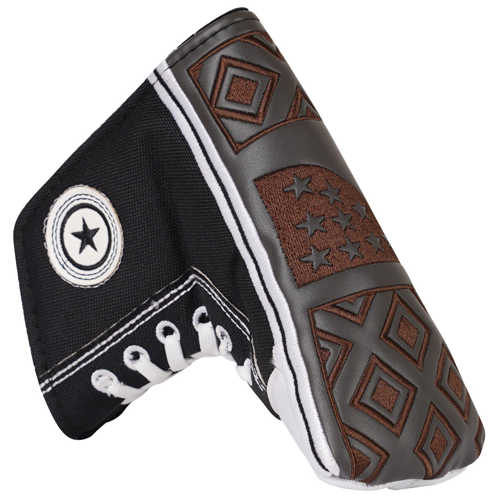 Black Oxford Cloth Shoes Blade Putter Head Cover