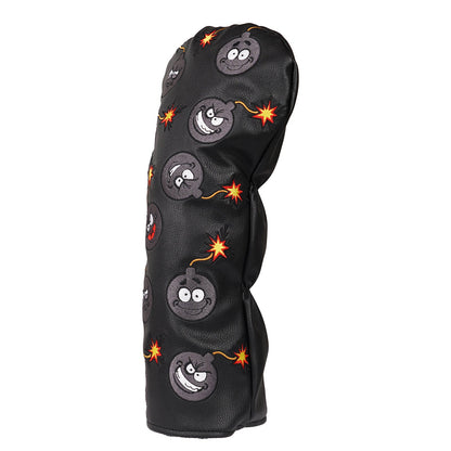 Black Bomb Driver Head Cover