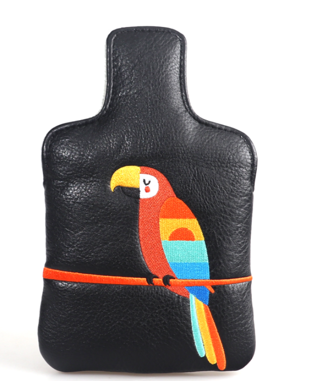 Black PU Parrot Square Head Cover