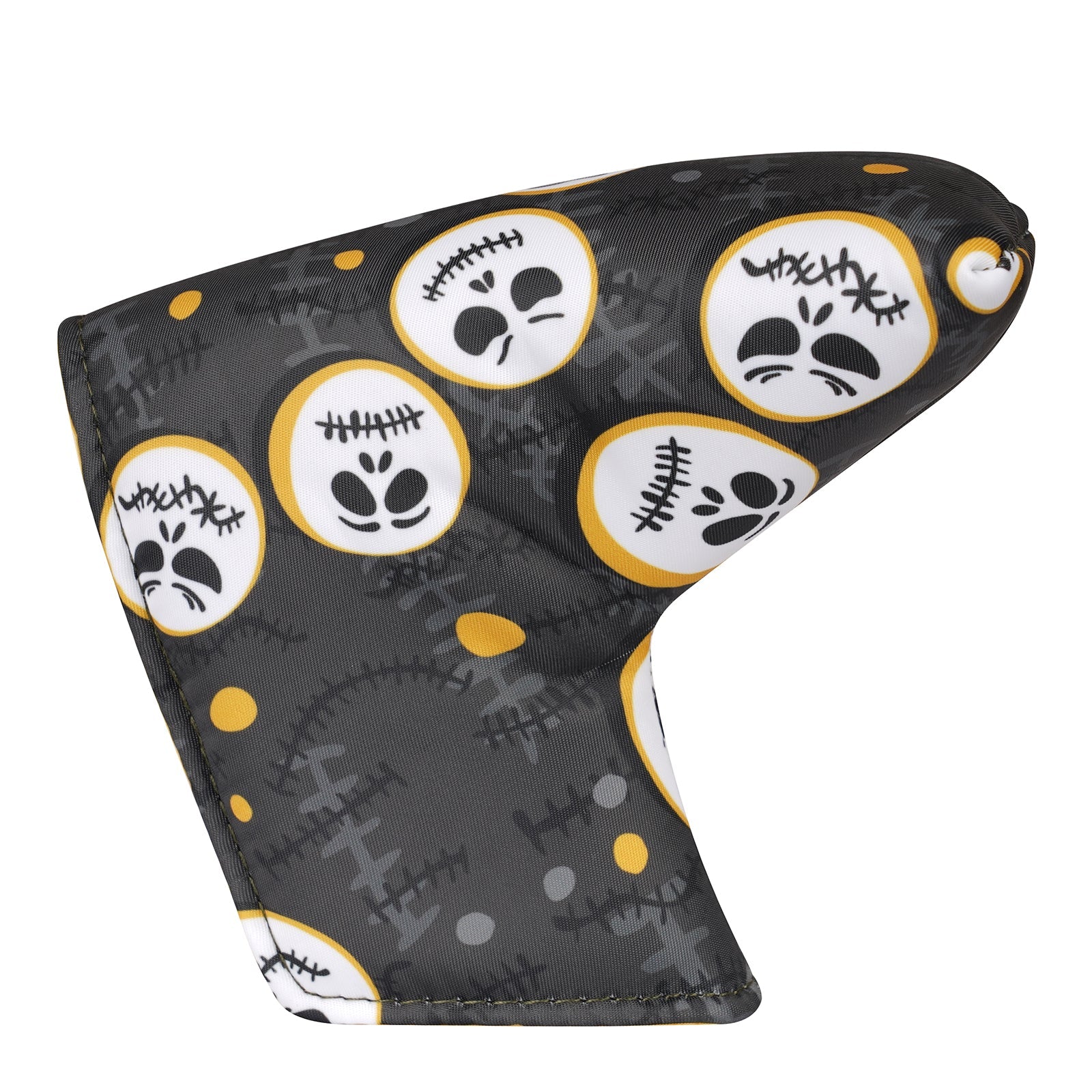 Black Fabric Grimace Putter Golf Headcover