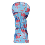 Blue Flamingo Driver Head Cover