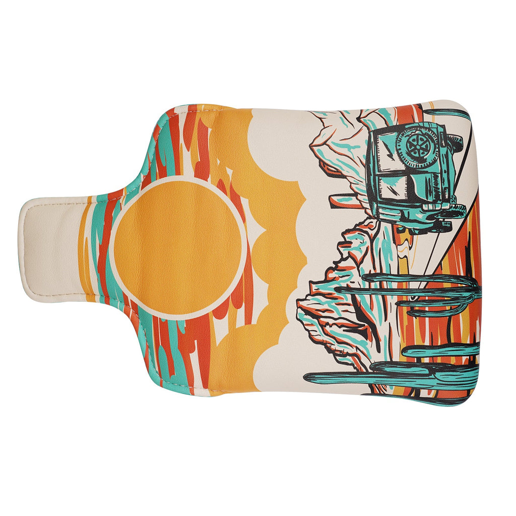 Mountain Sunset Colorful Mallet Head Cover