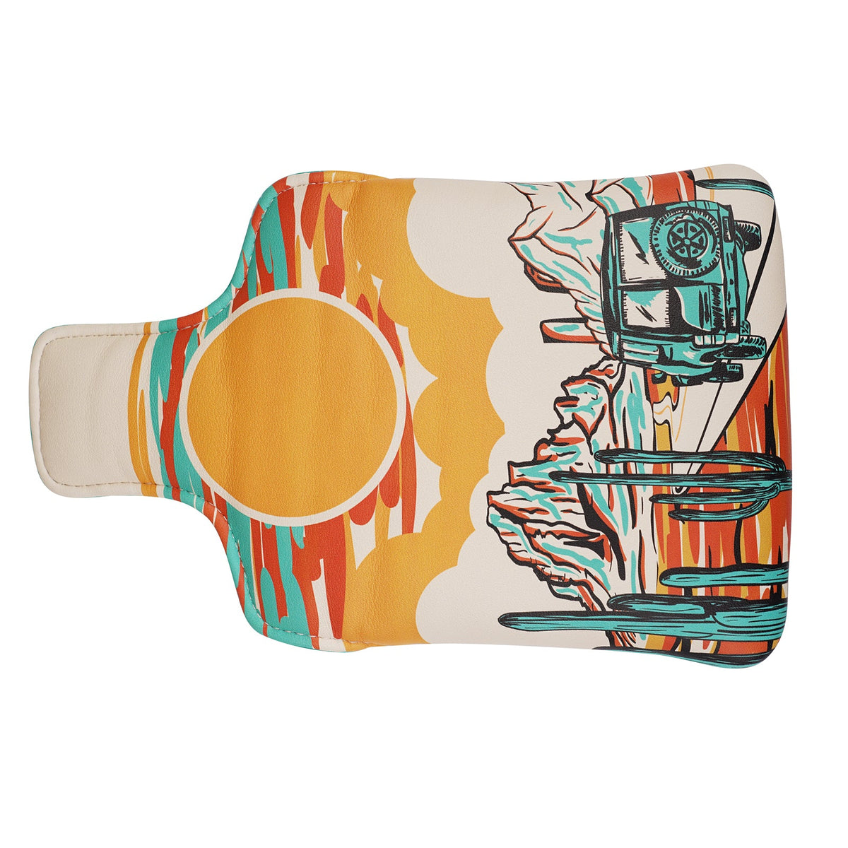 Mountain Sunset Colorful Mallet Head Cover