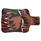 Dark Brown Bear Claw Square Head Cover