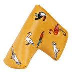 Yellow PU Birds Blade Head Cover