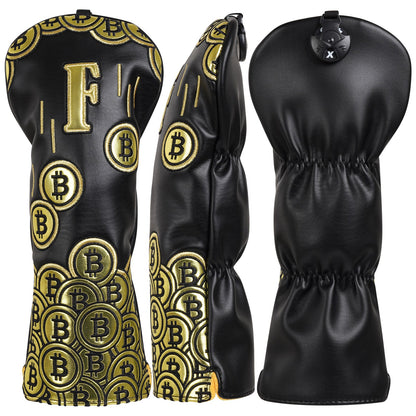 Bitcoin Golf Head Cover Set