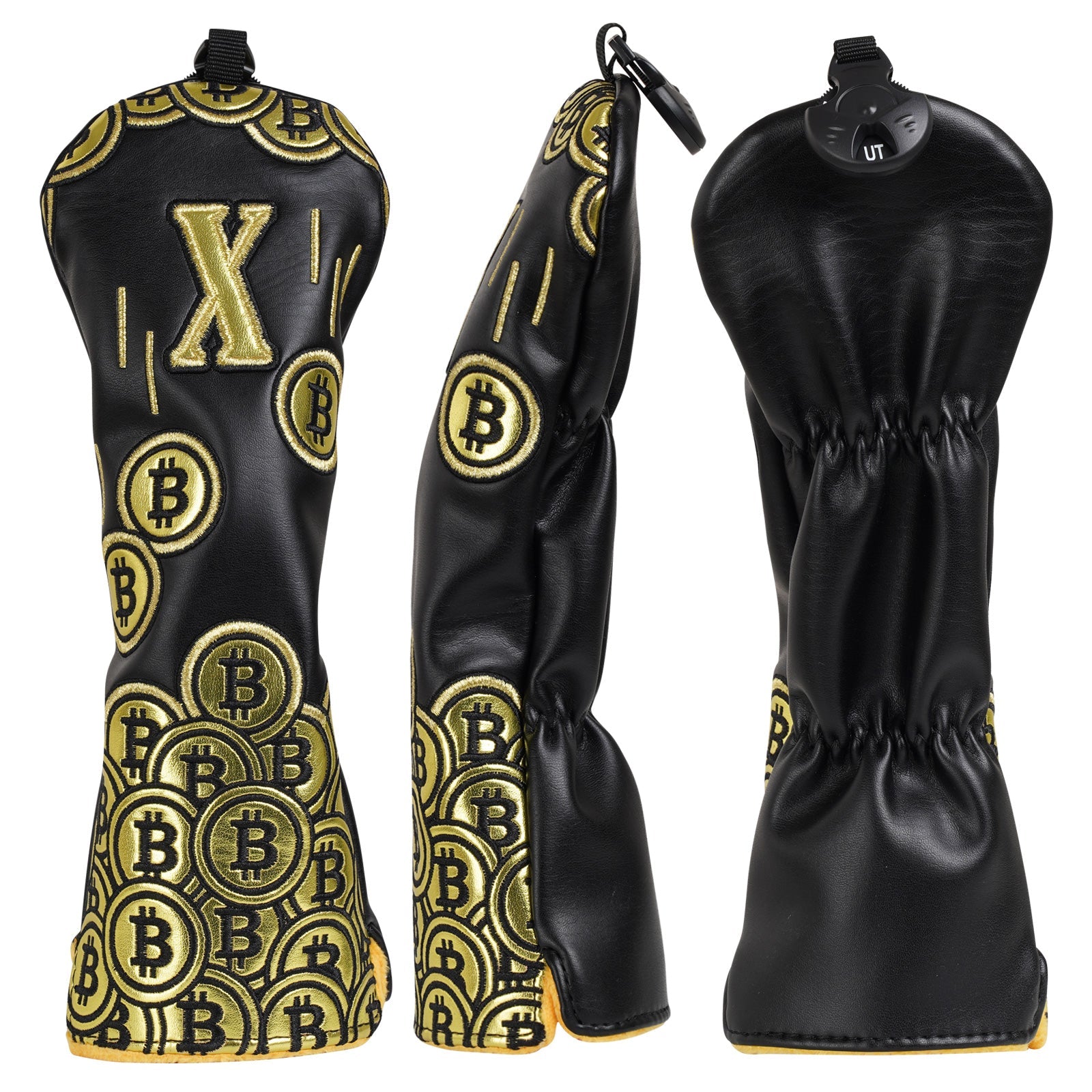 Bitcoin Golf Head Cover Set