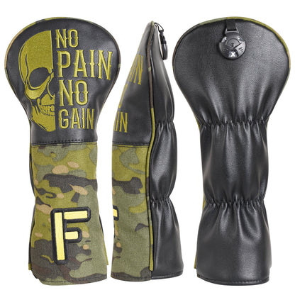 No Pain No Gain Golf Head Cover Set
