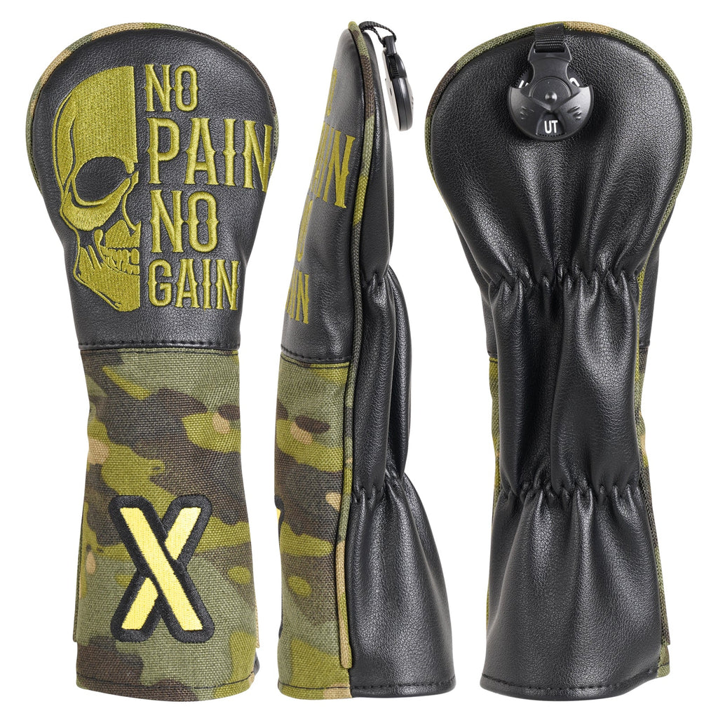 No Pain No Gain Golf Head Cover Set